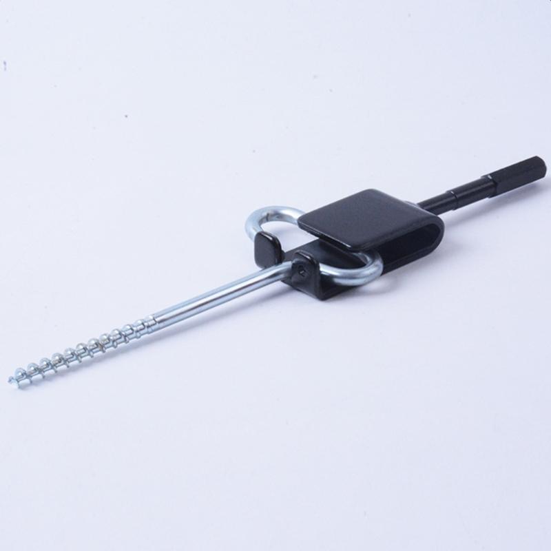 Якорные крепления для палатки для подледной рыбалки Адаптер Практичный инструмент для ледовых якорей Сверло Ледовый колышек Инструмент для зимнего кемпинга