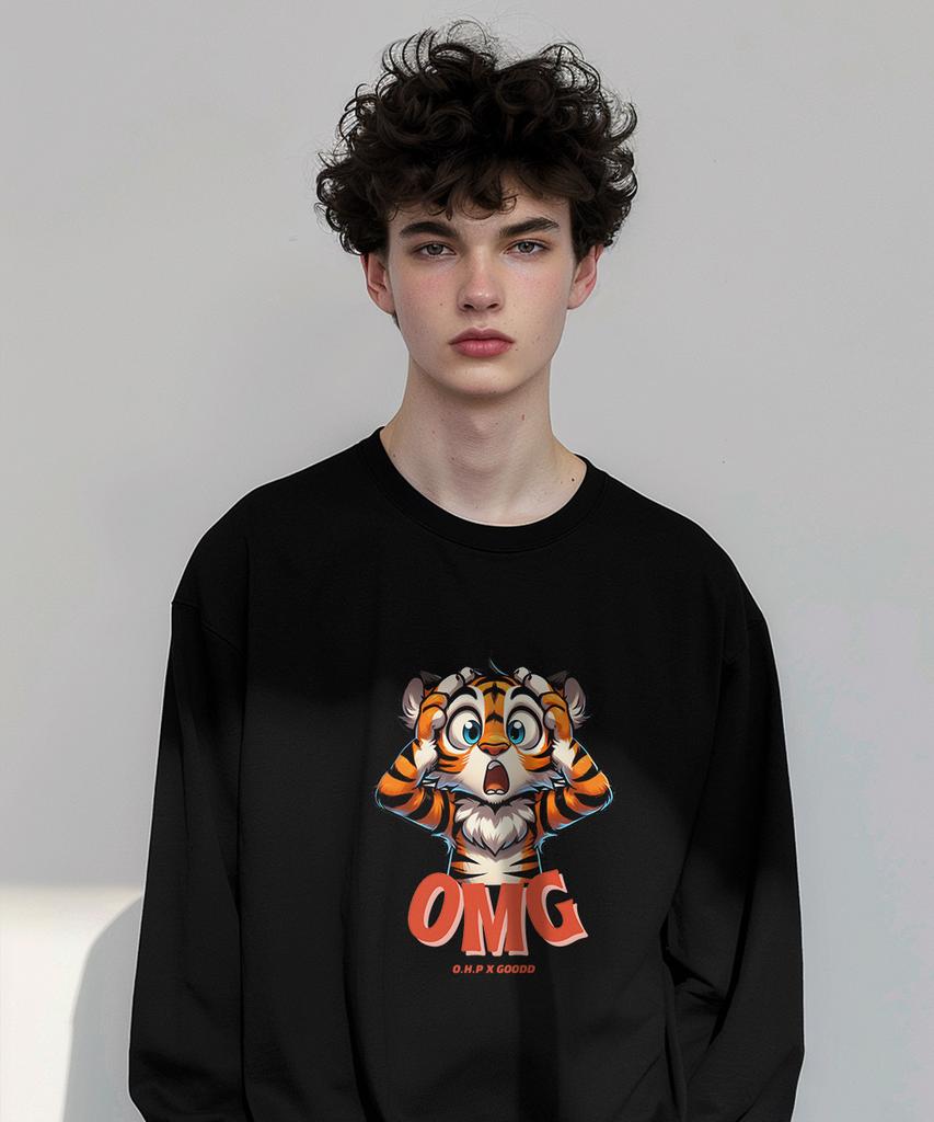 OHP Ohpxgoodd4 О боже Базовая футболка с длинным рукавом