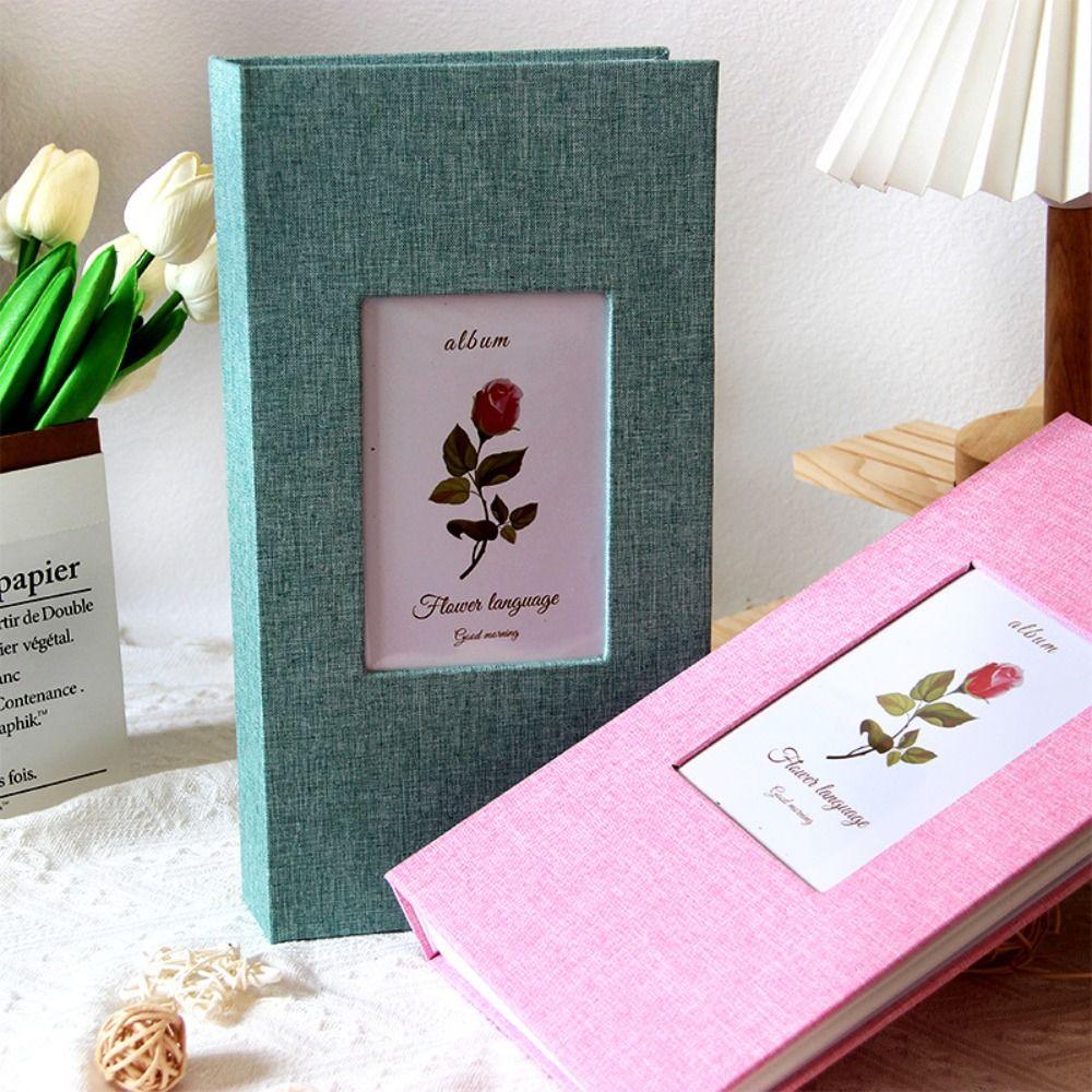 Linen Photo Album 6-Inch Picture Albums Inset Souvenir Photos Books Wedding