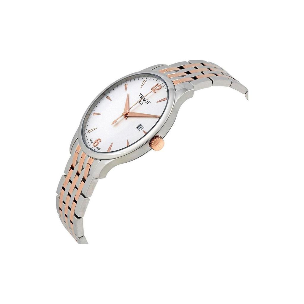 Tissot Junya Collection Кварцевый механизм 30м Водонепроницаемость Мужские часы 42мм Белый циферблат Корпус из нержавеющей стали T063.610.22.037.01