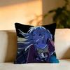 Hot Anime PPlastic MMemories Pillow Case Square DoubleSided Sofa Cushion Cover Bedroom Bedside Pillow