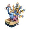 ROBOT PLAZA Building Blocks Toy, Music Box, Educational Toy for Boys and Girls, Birthday Gift (Peacock)
