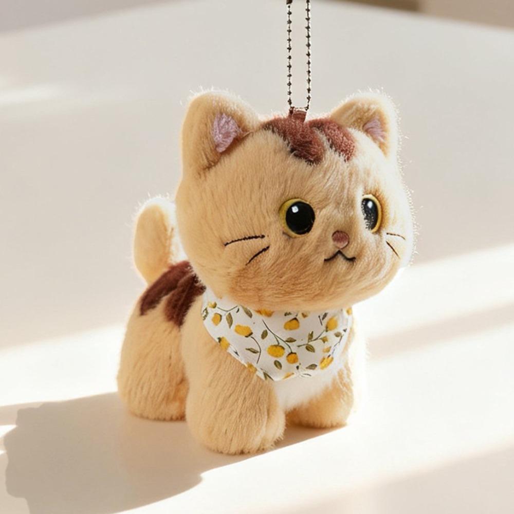 Super Soft Cat Stuffed Plushies Doll 13cm Kitty Plush Keychain Home Decor