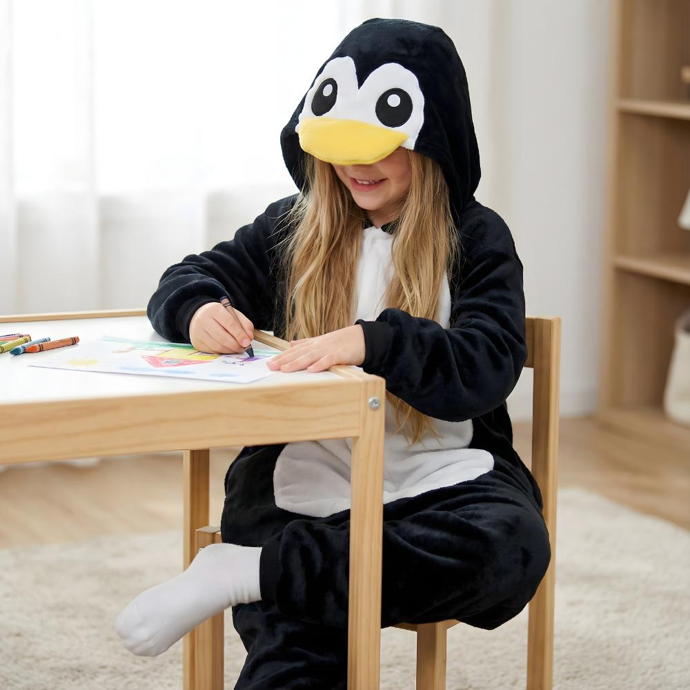 Onesie Kigurumi Pajamas Costume Penguin Children 105 - 115Cm