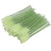 50pcs Nylon Makeup Brush Mascara Wands Eyelash Eyebrow Disposable Portable BrushGreen