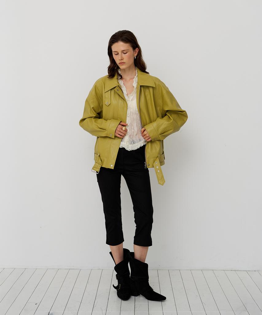 SELEVER Rove Belt Leather Jacket_3 Color