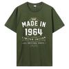 Made In 1964 T-Shirt Birthday 55 Limited Edition T Shirt Casual For Cotton Clothing Oversized Tshirt Graphic Tees