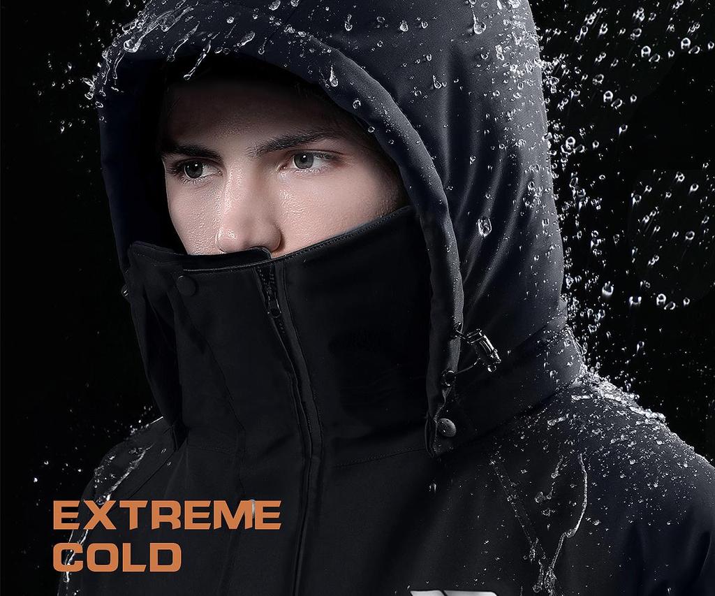 Ветровка для электровелосипеда Bemei с флисовой подкладкой, водонепроницаемая - Зимняя теплая, ветрозащитная, утолщенная, двухсторонняя.