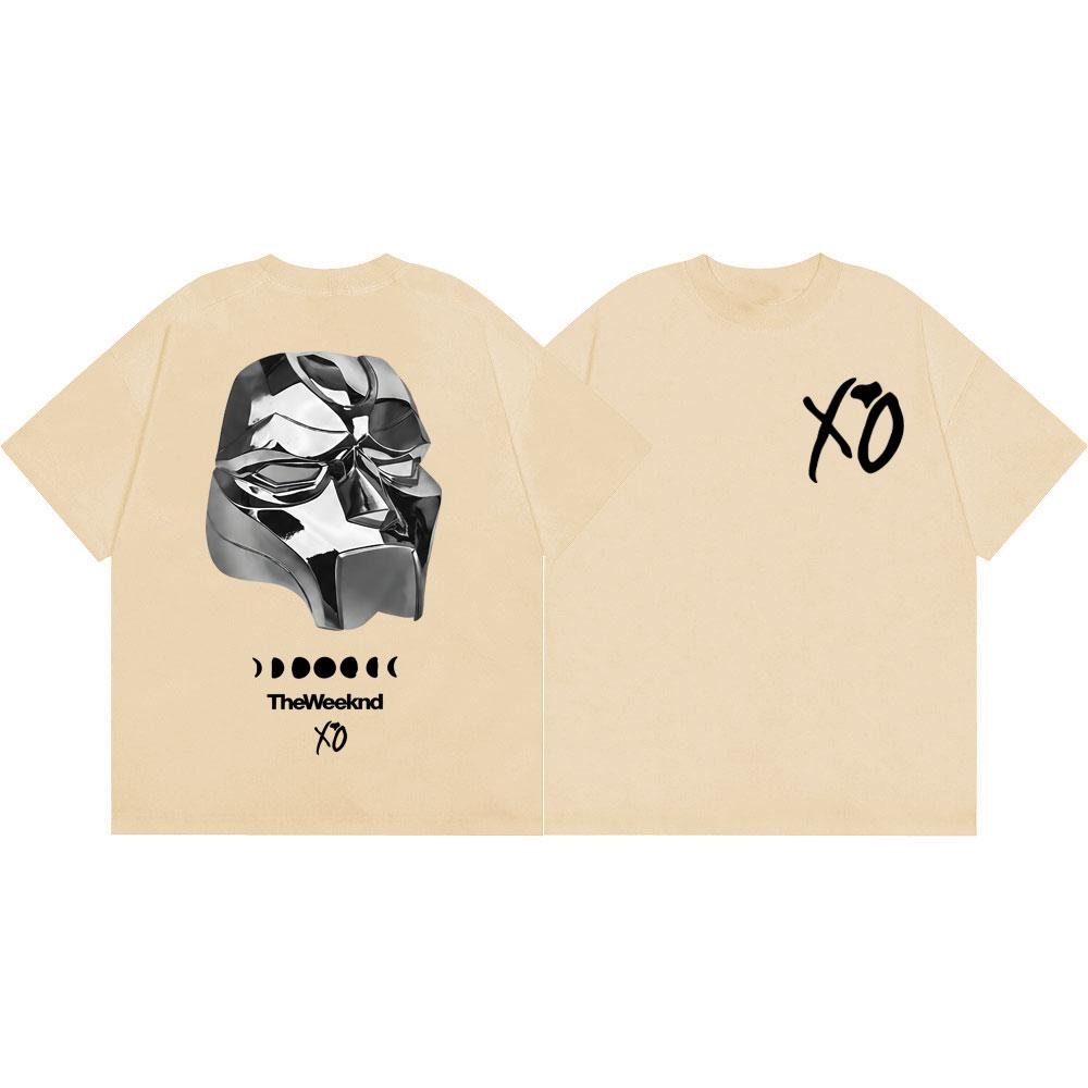 Rapper The Weeknd Merch T-shirts Men Women Hip Hop Vintage Short Sleeve T Shirts Fashion Casual 100%cotton T-shirt Streetwear