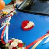 DIY Цветочная губка для украшения фар автомобиля Крепление на присоске Основа для флористических композиций Легкая, герметичная для свадьбы, дня рождения