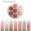 Натуральный телесный макияж для лица, 7 цветов, круглые румяна для румян