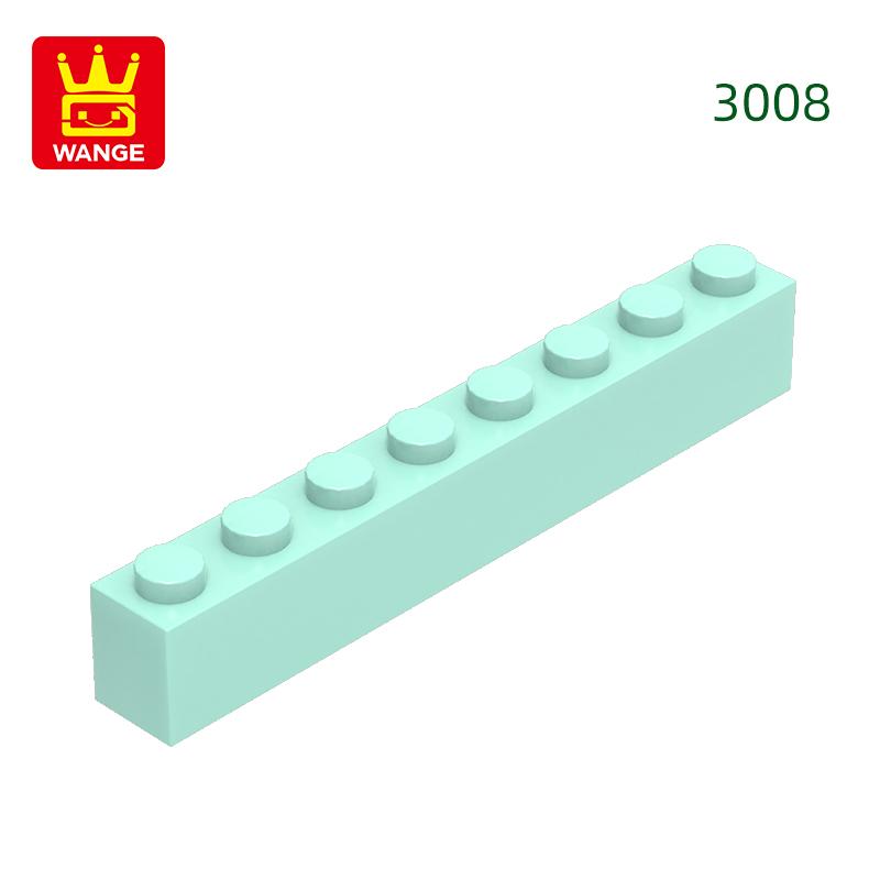 Нетоксичный 33 шт./лот 3008 1x8 Строительный блок с высоким отверстием Moc Базовые классические детали Кирпичные аксессуары Совместимы с DIY Детские игрушки Подарочная коробка