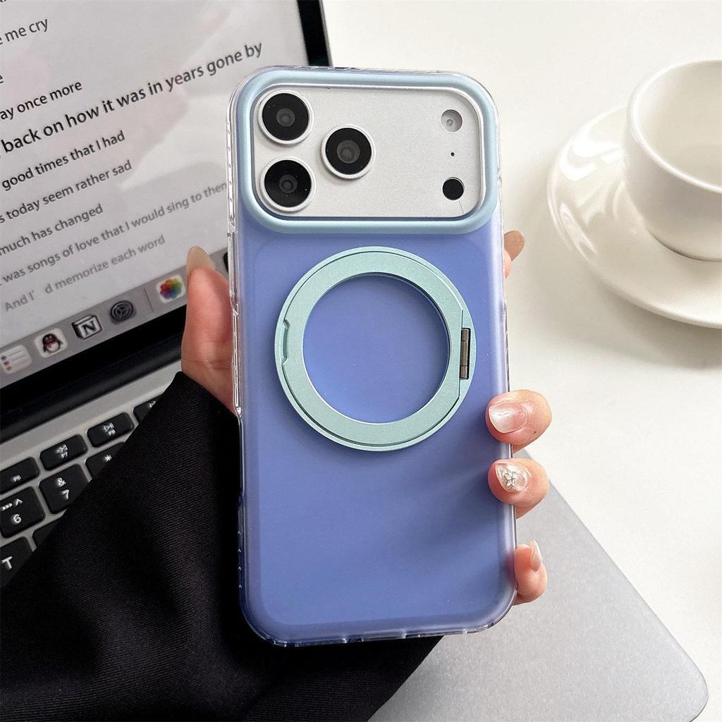 Магнитный вращающийся чехол-подставка для iPhone 17 Pro Max - Совместим с кнопкой камеры iPhone 16 Pro