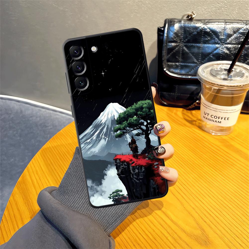Креативная чехол-кейс с изображением горной вершины для Samsung Galaxy A05 A23 A55 A52 A36 A57 A15 A06 A73 A51 A25 A16 A53 A17 A37 A50