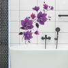 Креативные ретро фиолетовые лозы наклейки для украшения и благоустройства ванной комнаты