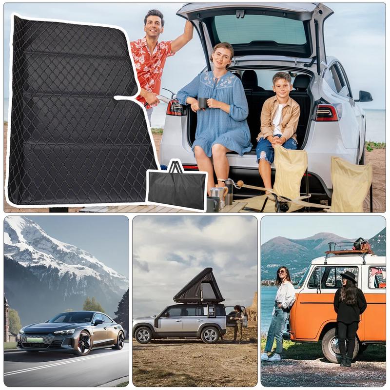 Автомобильный матрас на заднее сиденье, ненадувной, переносной, складная кровать на заднее сиденье автомобиля, складной удлинитель для заднего сиденья автомобиля, путешествия, кемпинг