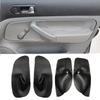 Для VW Golf 4 MK4 Jetta Bora 98 - 2005 Микрофибра Кожа Ручное управление Стеклоподъемник Ручка двери Панель подлокотника Защитная накладка