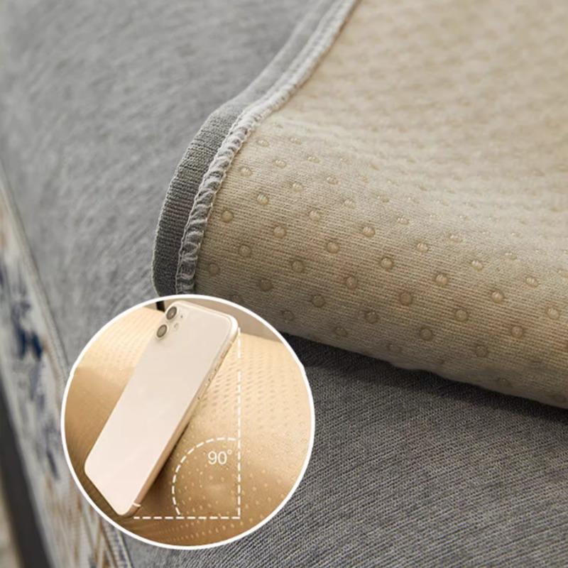 Однотонная противоскользящая подушка для дивана для диванов в гостиной Универсальный чехол-накидка для кресла Полотенце 1 шт. Чехлы для дивана в китайском стиле с вышитым краем