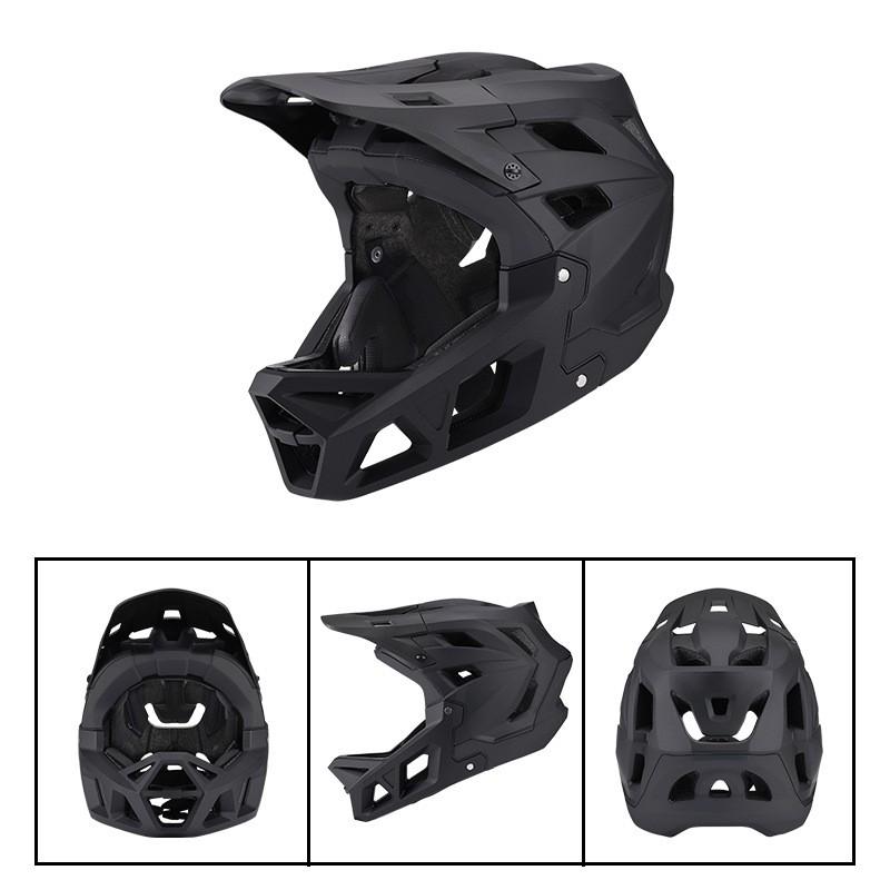 Full Face Mountain Bike Helmet Adult Downhill Racing Off-Road Cycling Protection PC EPS Shell