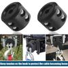 Car Rubber Winch Stopper For ATV UTV Truck, Cable Saver Hook Stopper Line For Synthetic Rope, Bump Shock Saver Dampener With Stainless Steel Screw