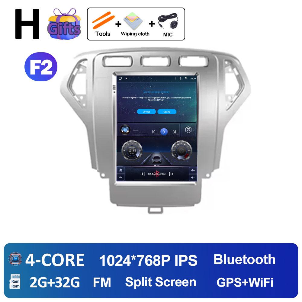 Автомобильный аудиоплеер Android Auto Wireless Carplay для Ford Mondeo 4 2006 2007 2008 2009 2010 Вентилятор охлаждения DSP Stereo Bluetooth WIFI