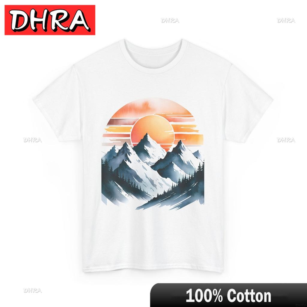 Mountain Spirit TShirt Nature Lover Tee Hiking Outdoor Adventure Modern Colorful Clothing Artistic Y2K Funny Female TShirt