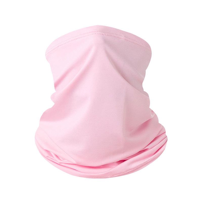 Summer Ice Silk Sunscreen Neck Gaiter: Breathable, Quick-Drying, Multifunctional Headscarf and Cycling Face Mask for Sun Protection
