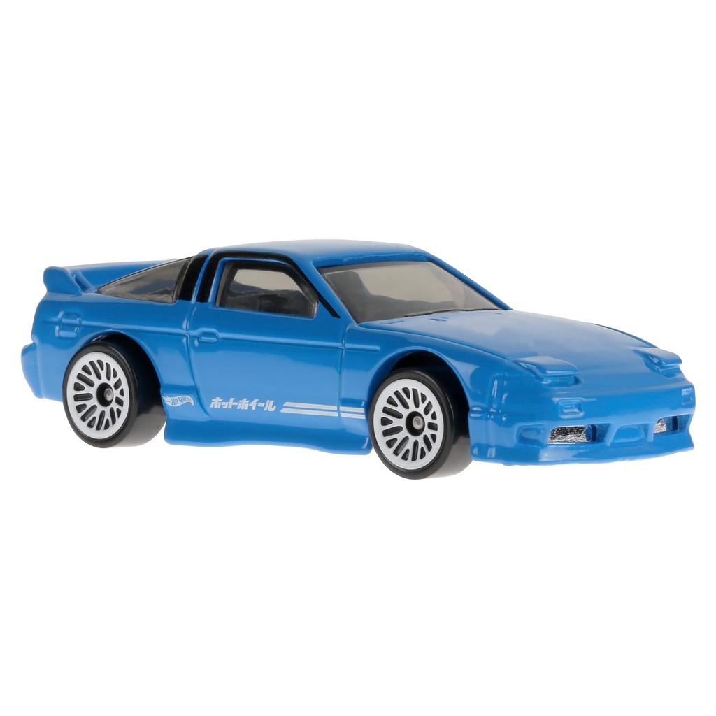 Hot Wheels Basic Car Nissan 180SX Type X игрушечная мини-машинка для детей от 3 лет и старше, цвет синий HXR16 '96