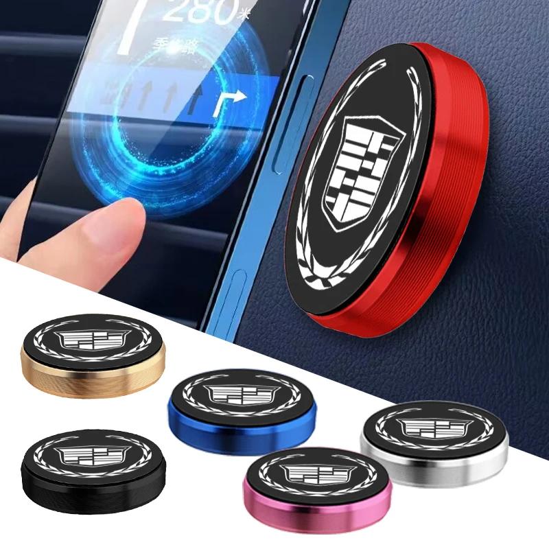 Magnetic Car Phone Holder Round Strong Magnet Cellphone Stand Car Magnet Sticker For Cadillac XT5 XT6 ATS XTS SRX XT4 CT5 CT6 AIV1
