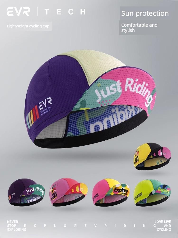 Evr Cycling Hat for Men and Women, Road Bike Helmet Lining, Sports Headscarf, Breathable Sun Protection and Windproof Hood