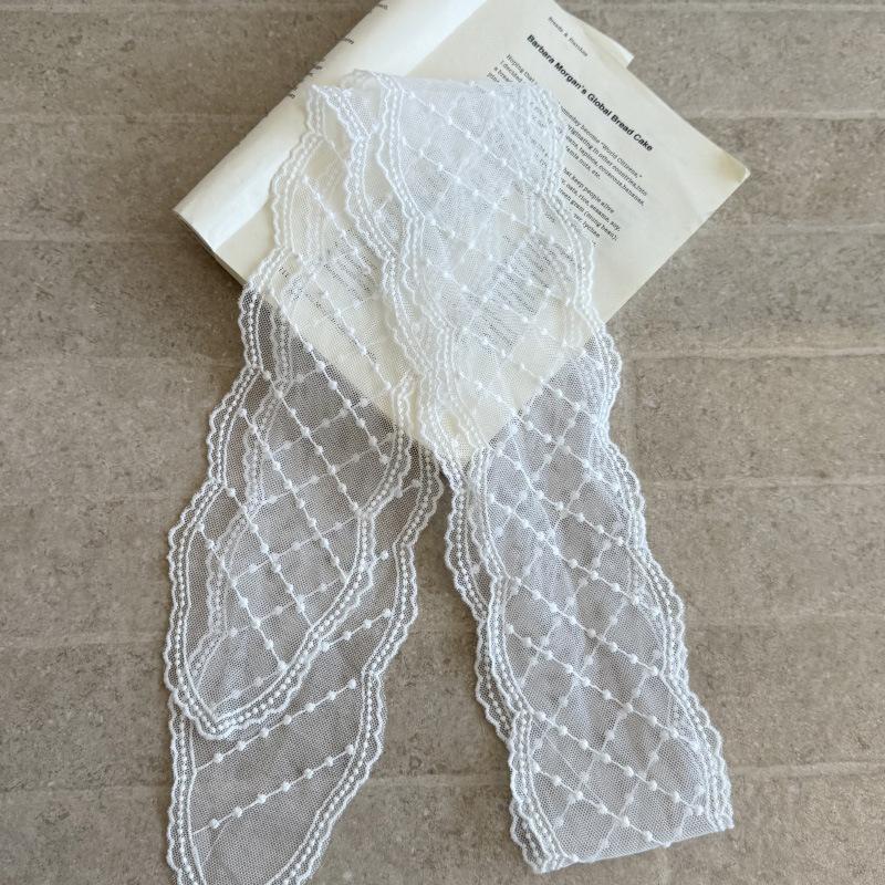 Unique Y2K Long Lace Waistband Floral Bow Lace Waist Belt Tie Up Thin Dress Jeans Belt Summer Accessories