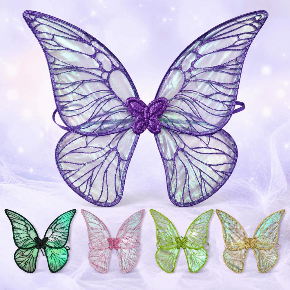 Sparkling Fairy Wings Princess Angel Wing Elf Cosplay Wing Funny Butterfly Wings Party Props