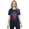Marvel Womens/Ladies Avengers Vision Head Cotton Boyfriend T-Shirt
