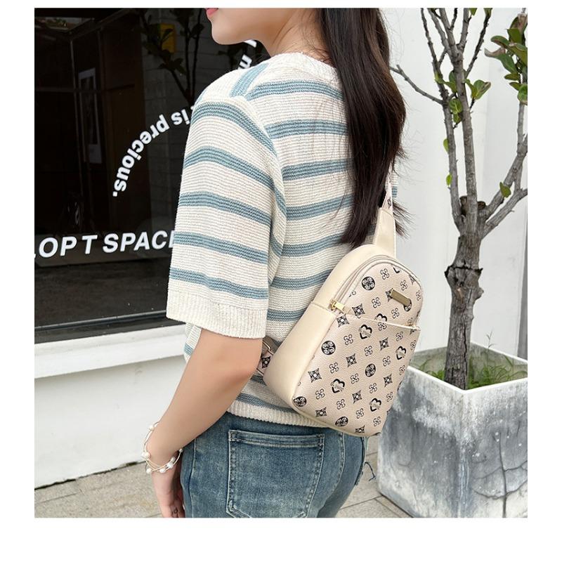 Нагрудная сумка Женская сумка Сумка с принтом Сумка через плечо