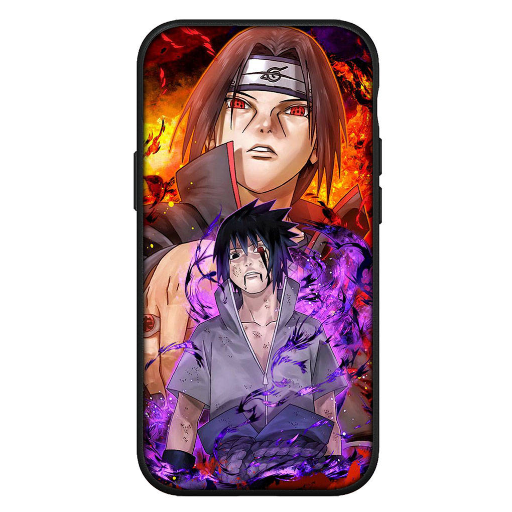 Для iPhone 16 15 Xiaomi Redmi Note 14 13 12 11 Pro Max 16e Samsung Galaxy S25 S24 S23 Moto OPPO Huawei Акацуки Наруто Итачи Учиха Саске чехол для телефона
