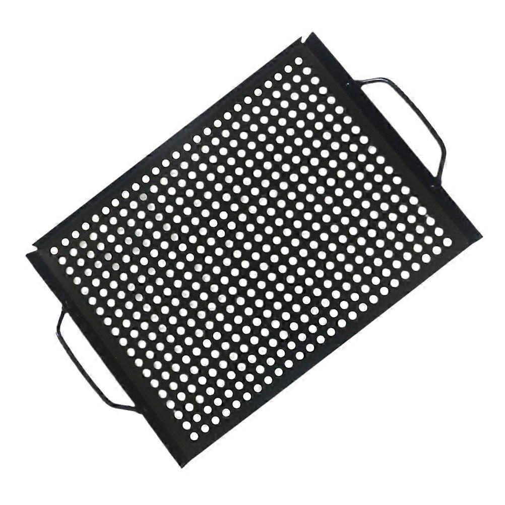 Nonstick Grill Pan for Outdoor BBQ Camping and Household Use – High Temp Resistant Cookware for Fish, Steaks, and Vegetables