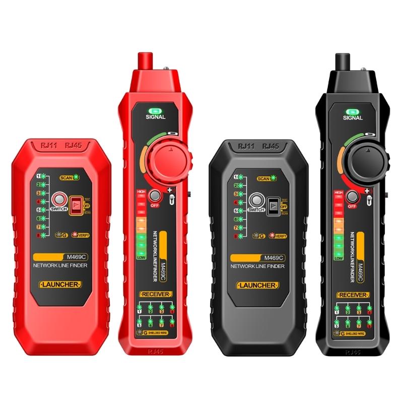 Professional Internet Testing Tool M469C Cable Tester Easy To Use Internet Troubleshooting for IT Technicians & Engineers