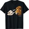 Boop Luke 10 19 Funny Lion and Lamb Boop Bible Verse T-Shirt