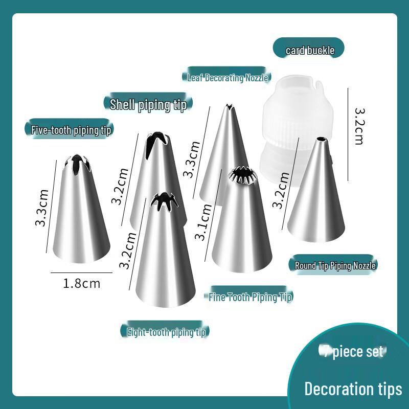 Baking Piping Nozzle Set