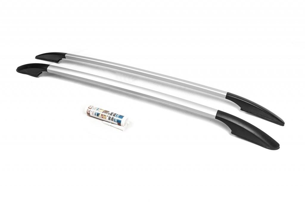 Рейлинги OmsaLine Solid (2 шт, серые) для Opel Crossland X