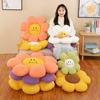 1 Piece Stuffed Daisy Flower Cushion Flower Shaped Doll Pillow Sunflower Plush Toy For Kids Girl Bedroom Gift Home Decoration