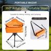 3-Legged Outdoor Folding Stool Foldable Fishing Chair Easy To Carry Camping Chair  Picnic