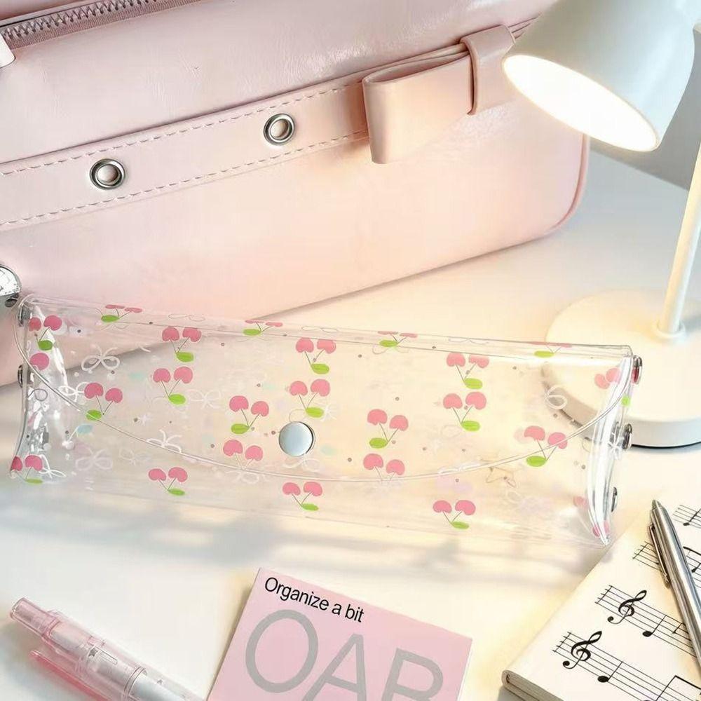 Transparent Pen Bag PVC Stationery Pouch High Quality Pencil Pouch Back To School