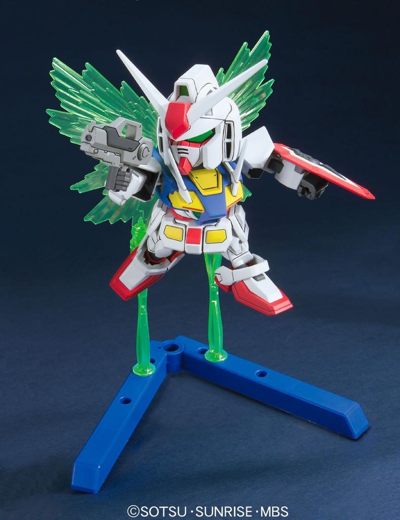 SD Gundam BB Senshi Mobile Suit Gundam 00 O Gundam (тип боевого развертывания) Пластиковая модель с цветовой маркировкой.