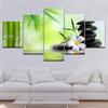 5 Panels Modern Landscape Canvas Painting Stone Zen Flower Posters and Prints Wall Pictures Living Room Home Decor No Frame