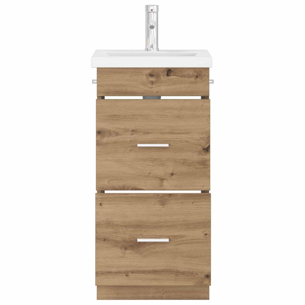 Bathroom Cabinet with Sink Artisan Oak
