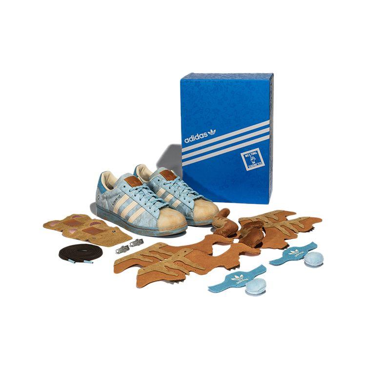 Adidas Суперзвезда, тающая печаль CNY Blue (2022) Кроссовки унисекс Clear-Blue Ecru-Tint Orange-Rush GY7012