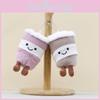 Adorable Tea Cup Plush Toy Keychain With Soft Pp Cotton Filling For Girls