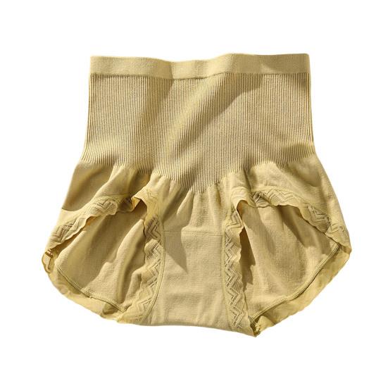 Женское нижнее белье с высокой талией, мягкие эластичные трусы с утягивающим эффектом, бесшовные, полные