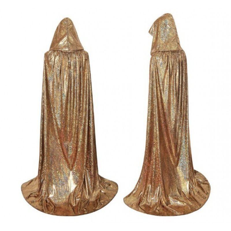 Halloween Shiny Cloak Cosplay Costume Vampire Wizard Snake Skin Cape Anime Game Theatrical Party
